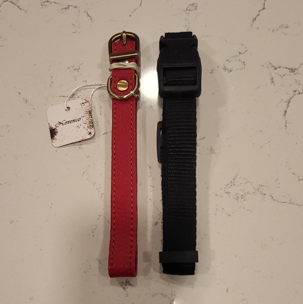 2 dog/cat collars